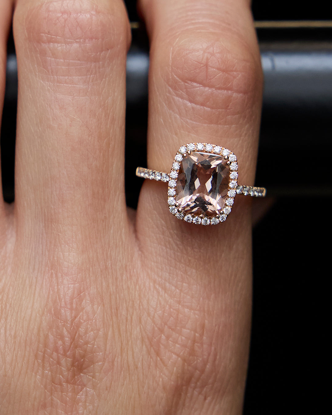 MAISON MORGANITE DIAMOND ROSÉ RING