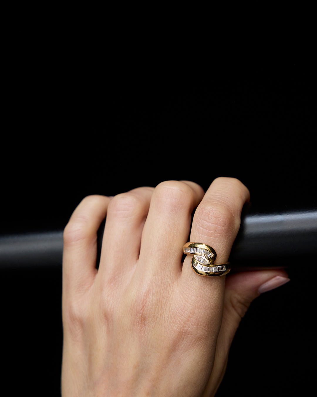 Infinity Diamond Ring 18K Gold