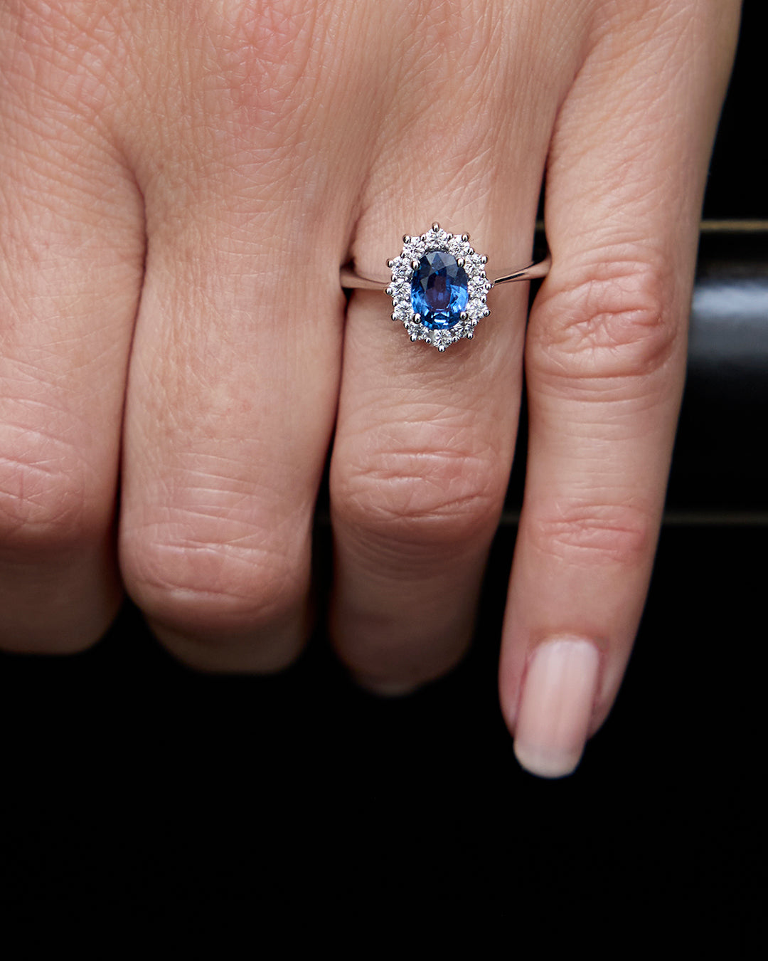 AZURELL SAPPHIRE DIAMOND RING