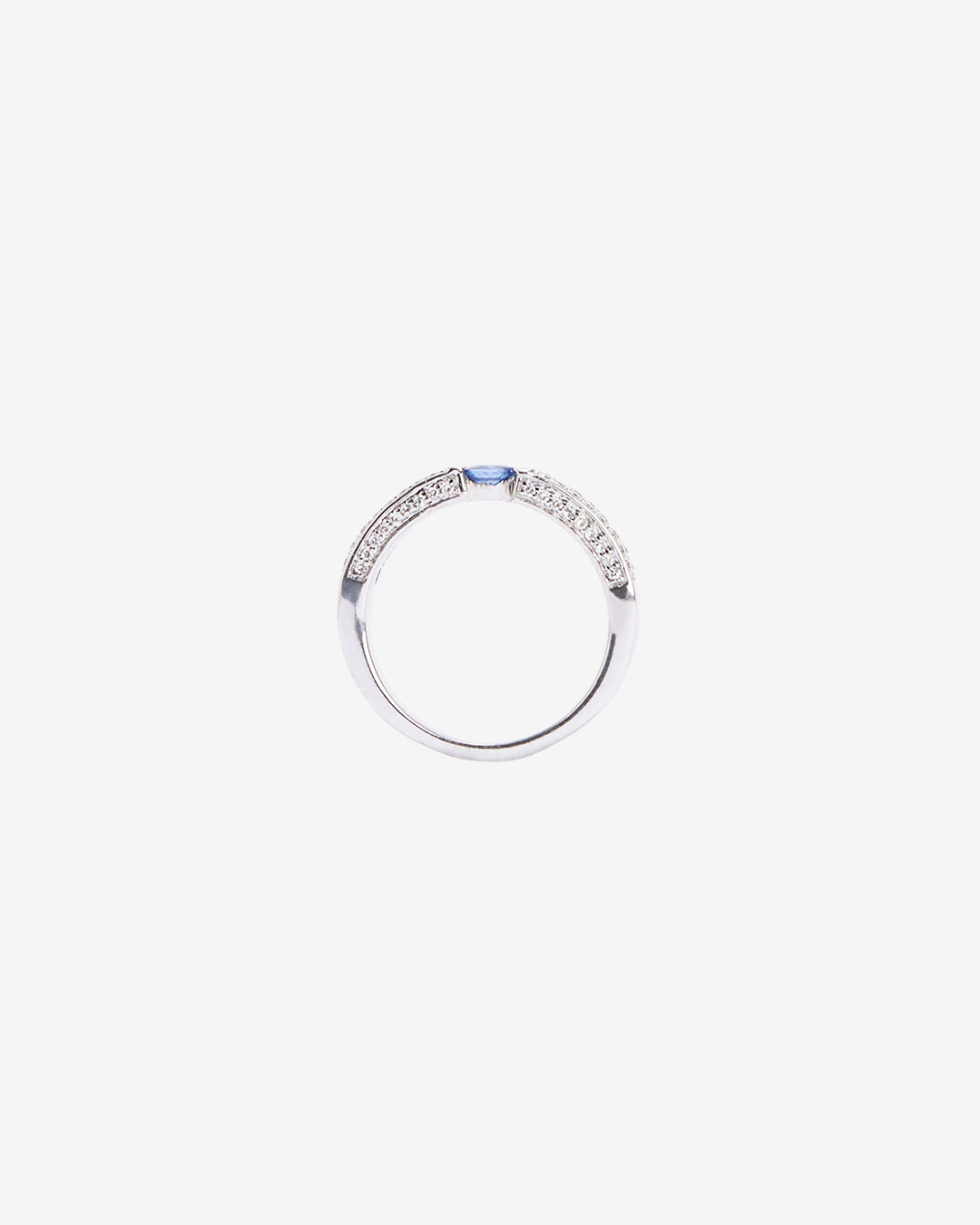 BLEU SAPPHIRE DIAMOND RING