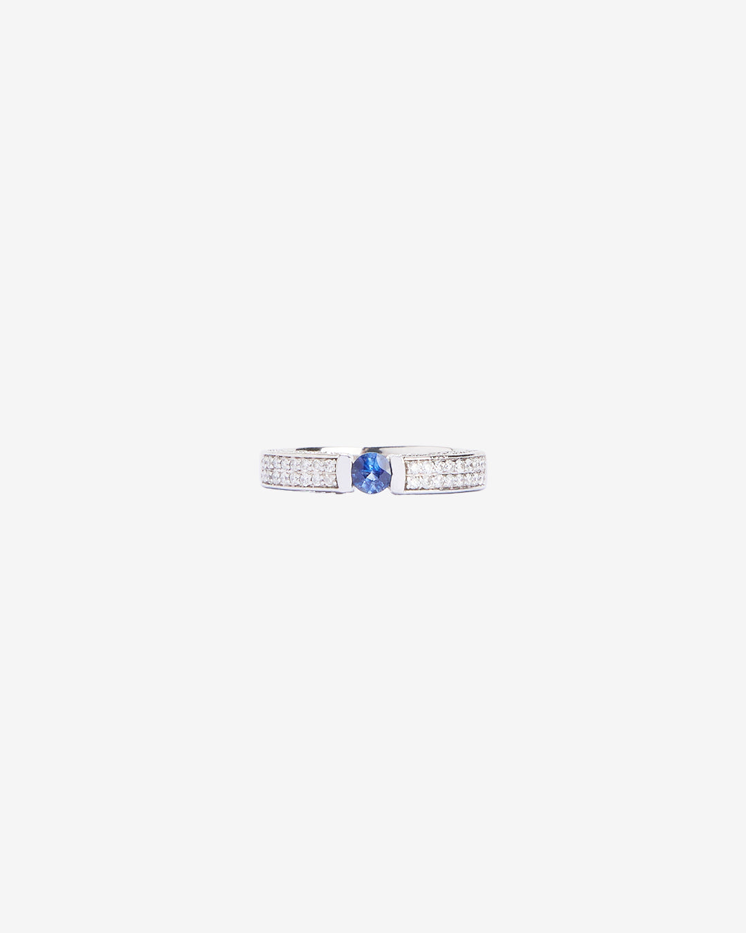 BLEU SAPPHIRE DIAMOND RING