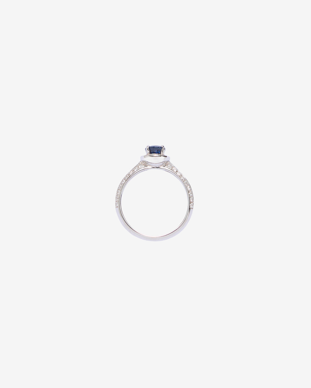 LAZULI SAPPHIRE DIAMOND RING
