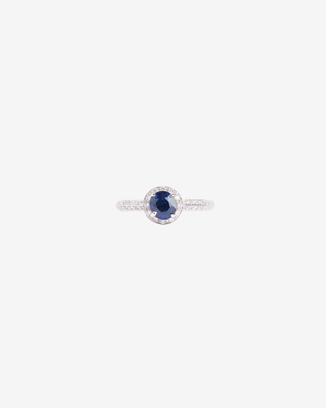 LAZULI SAPPHIRE DIAMOND RING