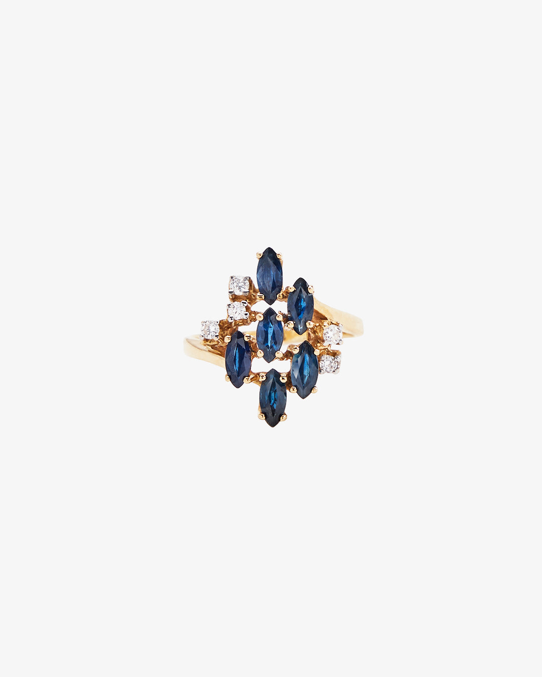 Noir Sapphire Ring 11.4 g 18K Gold