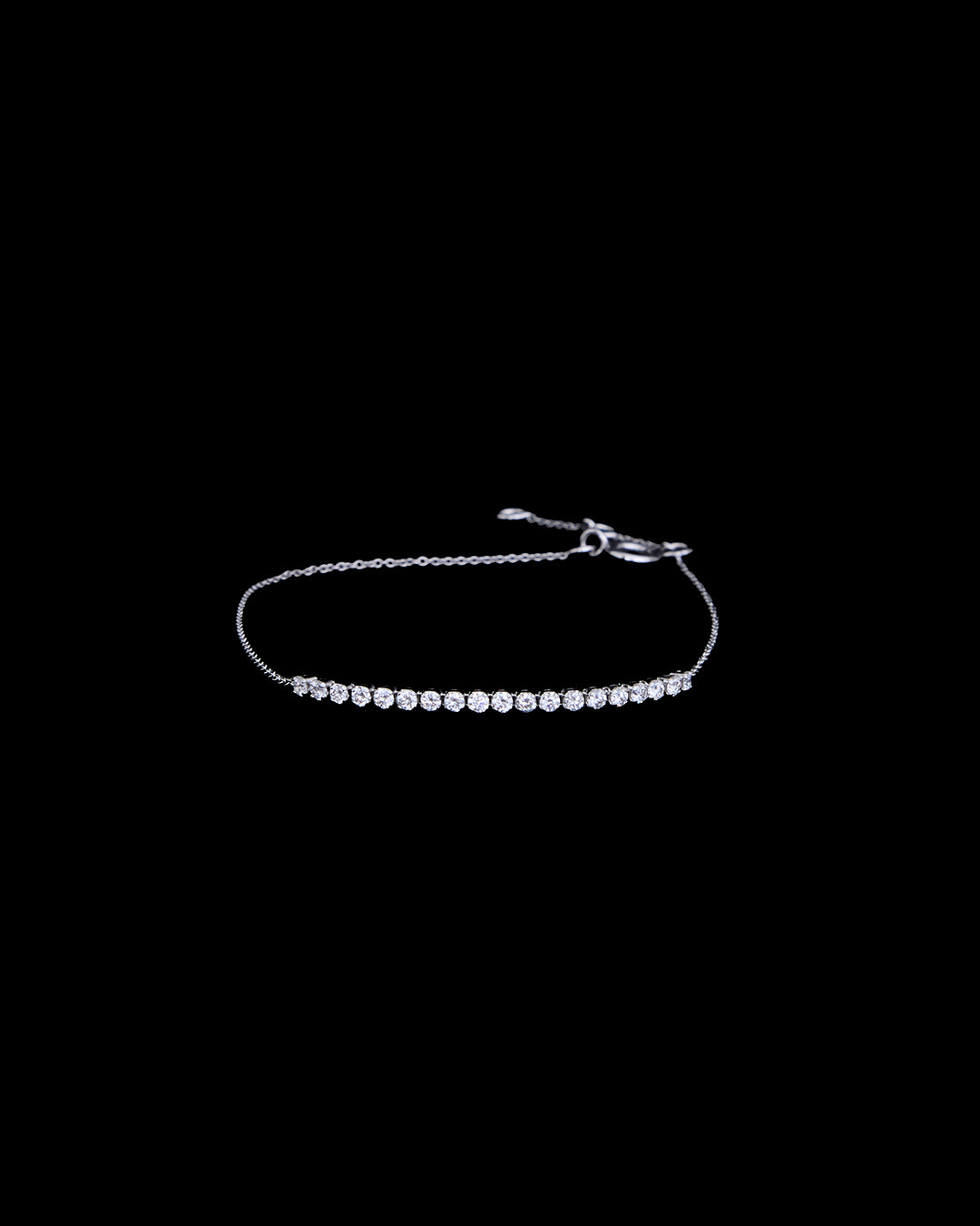 ÉCLAT LINE White Gold Diamond Bracelet