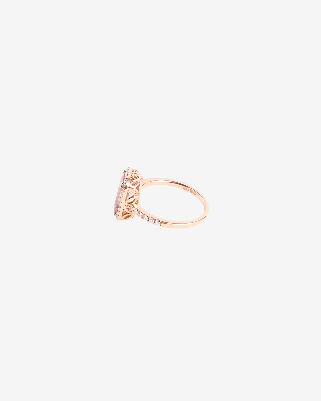 MAISON MORGANITE DIAMOND ROSÉ RING