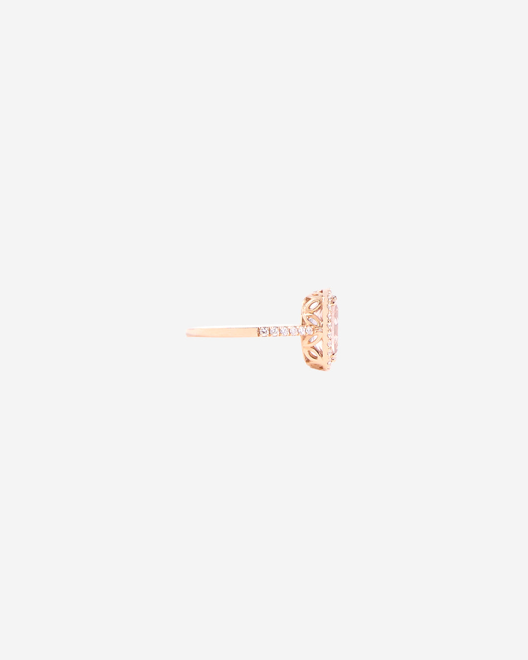 MAISON MORGANITE DIAMOND ROSÉ RING
