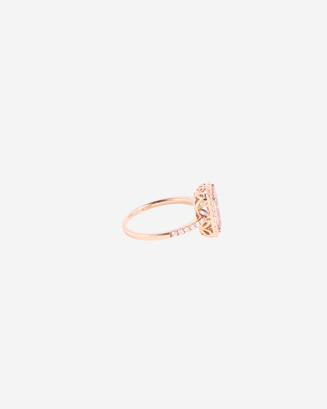 MAISON MORGANITE DIAMOND ROSÉ RING