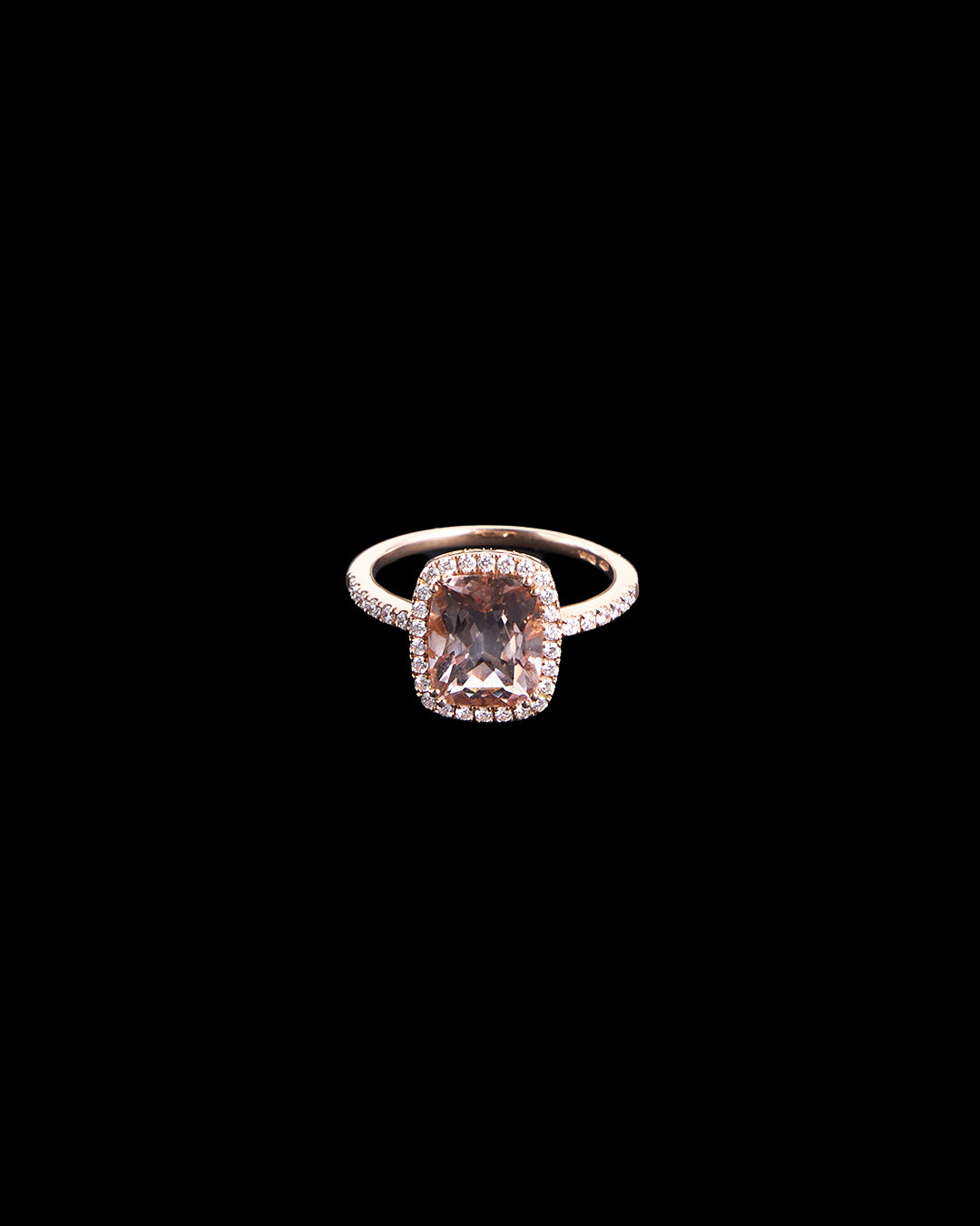 MAISON MORGANITE DIAMOND ROSÉ RING