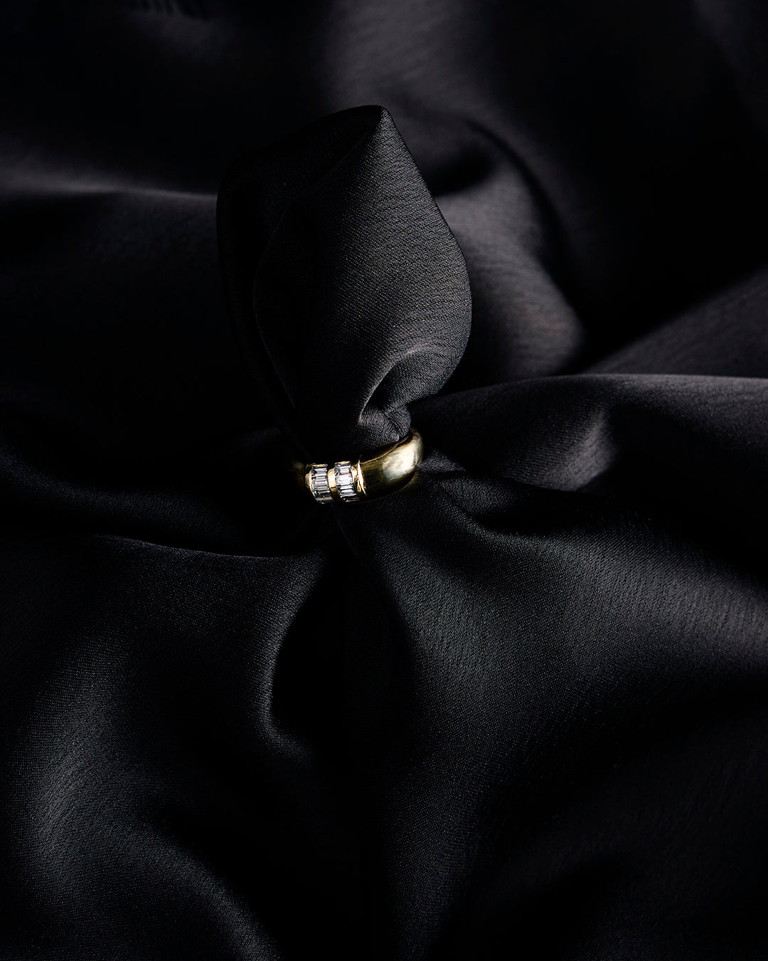 Aurine Diamond Baguette Vintage Ring