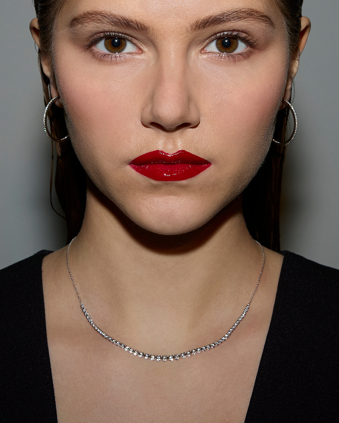 Essence - Half Riviera Gold necklace