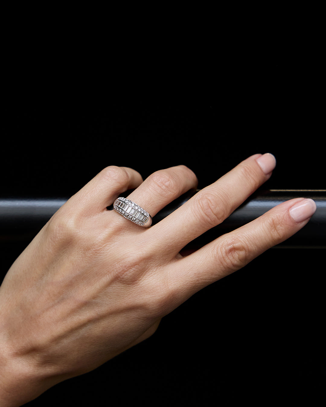 Icon Diamond Ring 18K White Gold