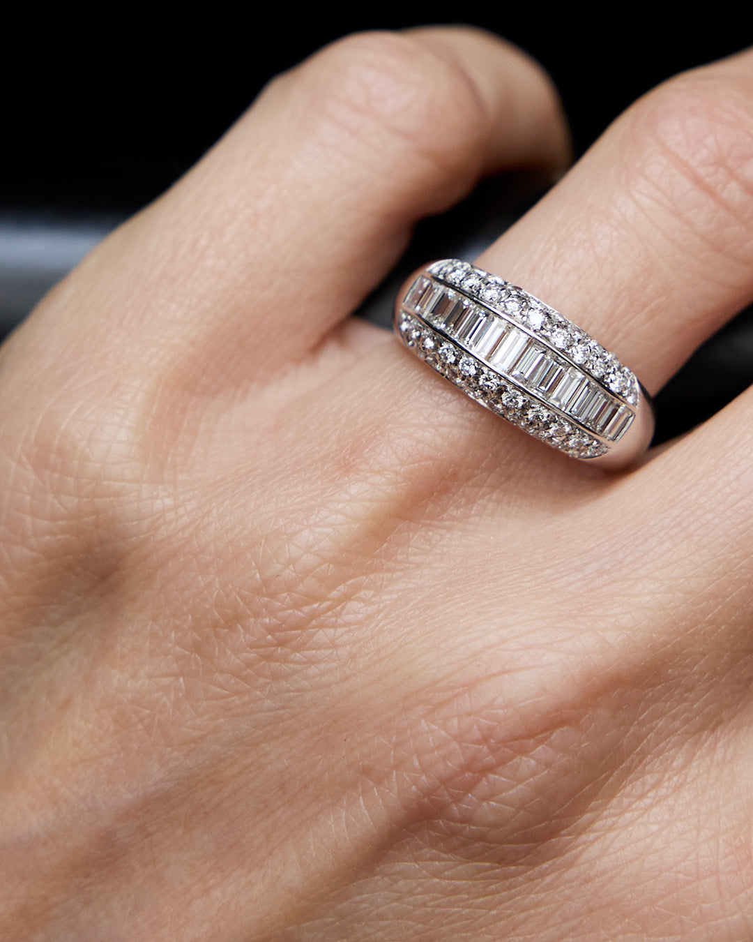 Icon Diamond Ring 18K White Gold