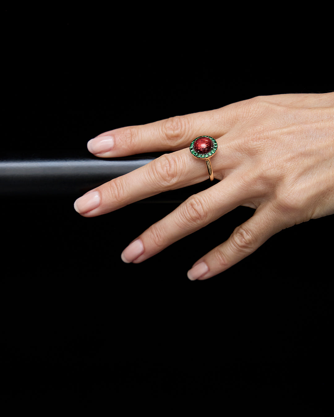 Rouge Turmaline Ring