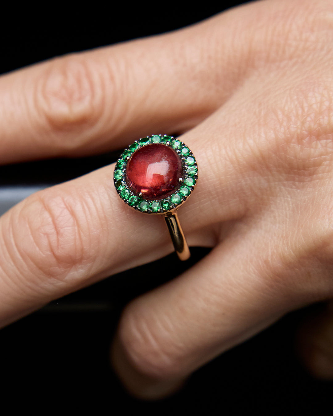 Rouge Turmaline Ring
