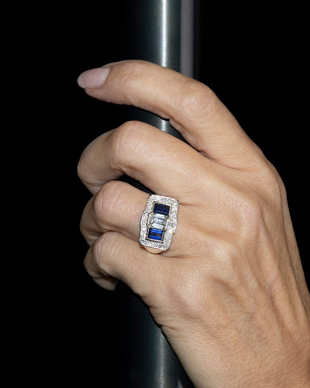 Valenne Platinum Vintage Ring