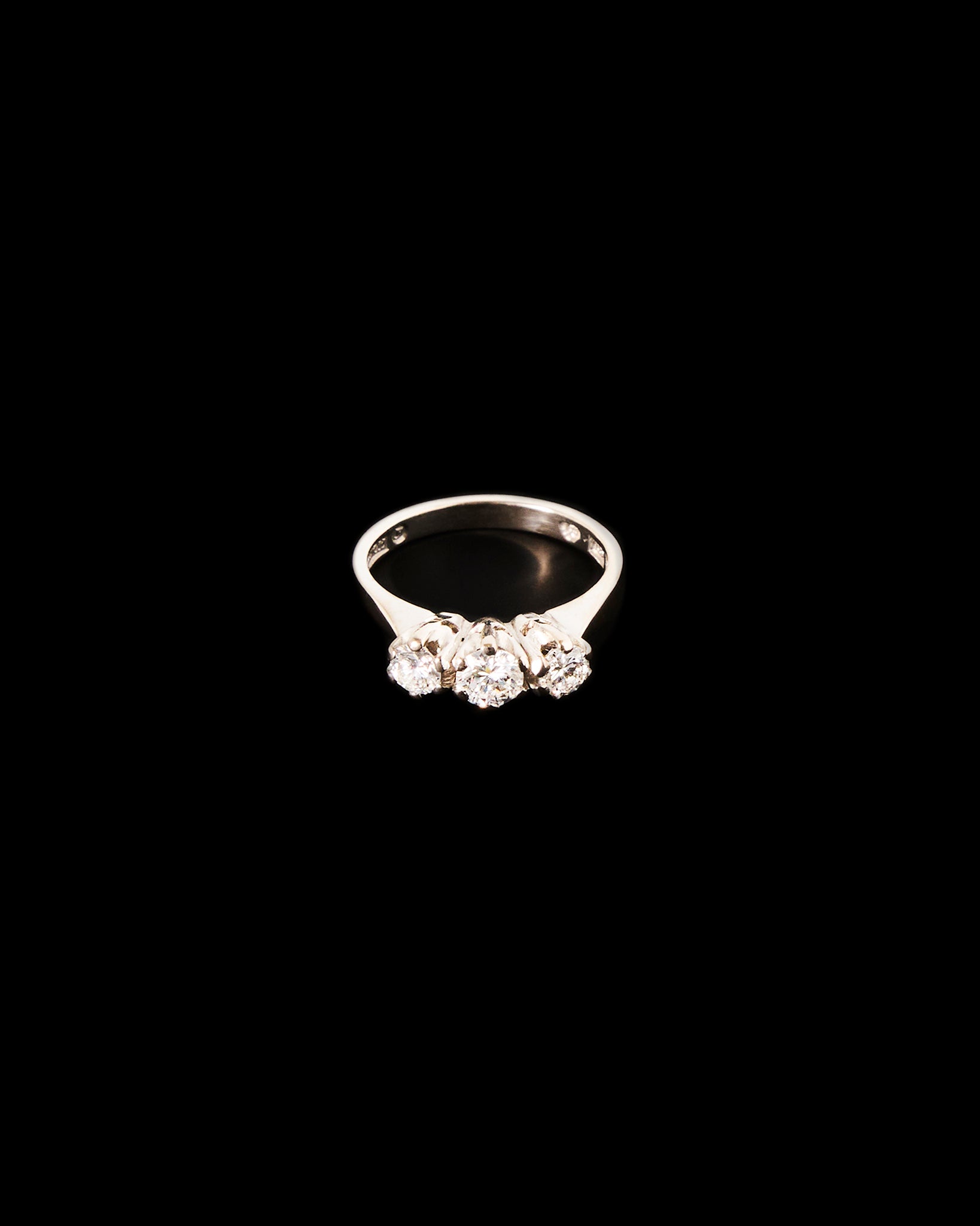 Whisper Glow Diamond Vintage  Ring