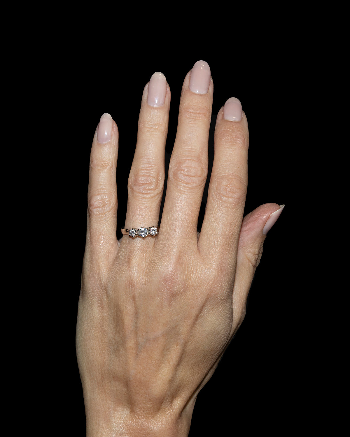 Whisper Glow Diamond Vintage  Ring