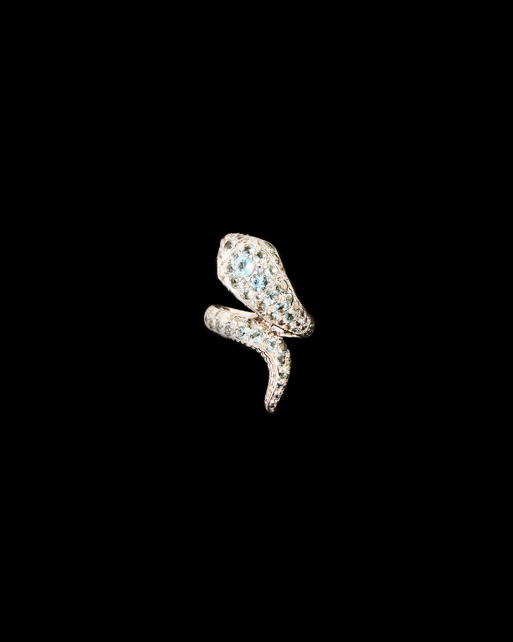 Serpenta Snake Diamond Vintage Ring