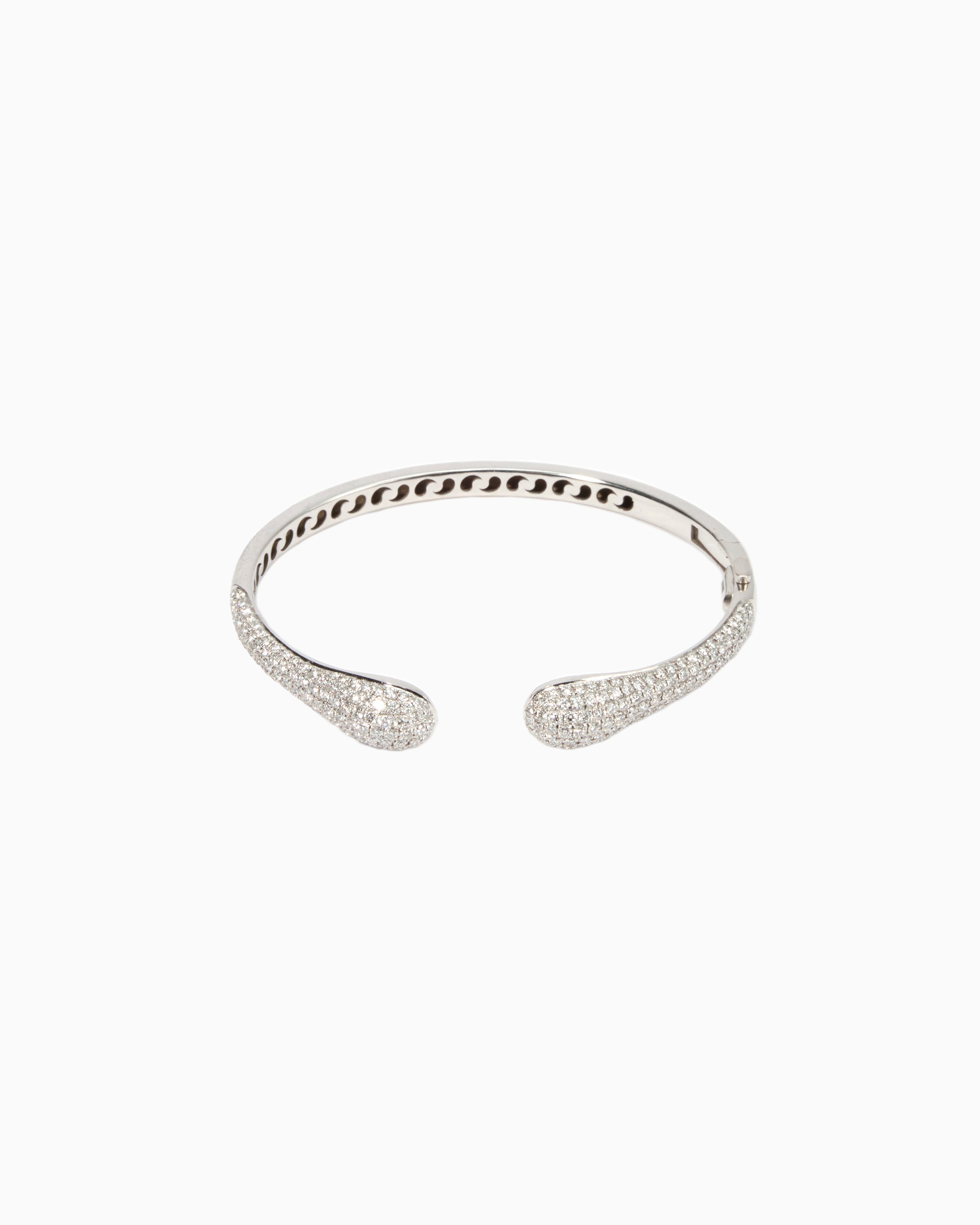 Aurum Curve Diamond Vintage Bracelet